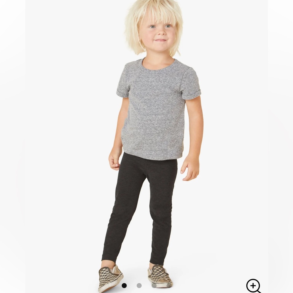 Beyond Yoga Kids Leggings in Charcoal Gray